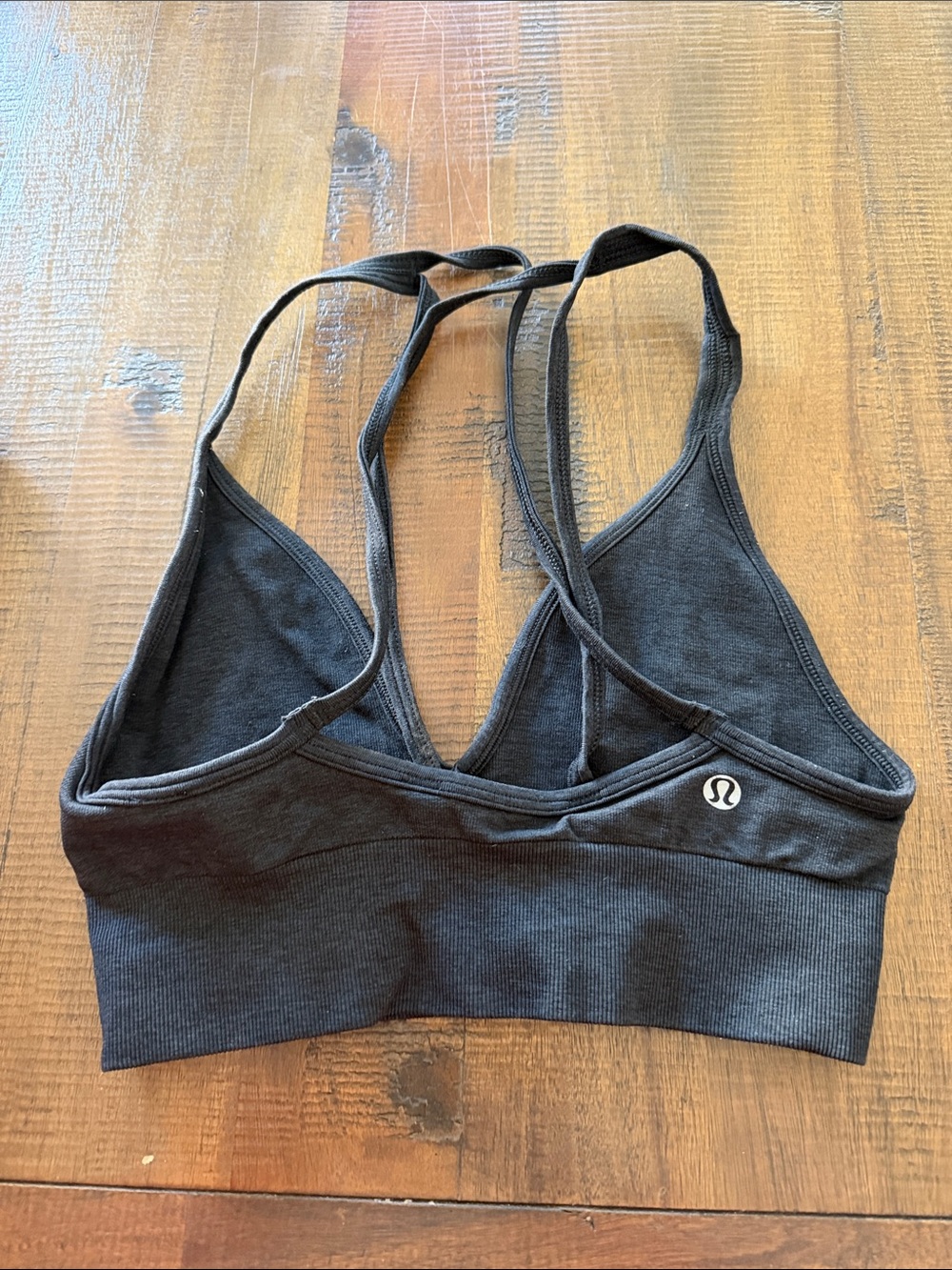 lululemon athletica Black Double-Strap Sports Bra - Picture 2 of 2